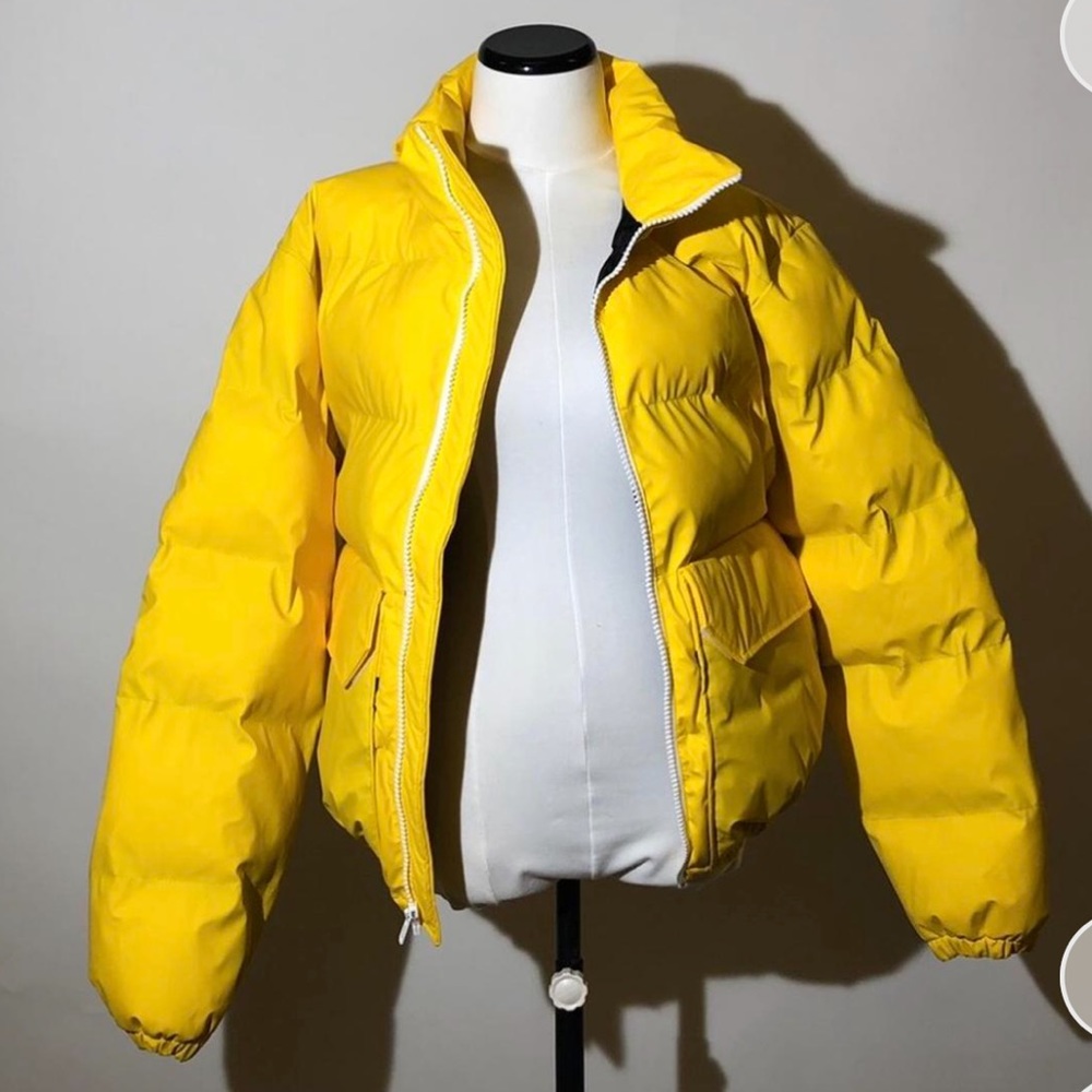 American Apparel Yellow Puffer